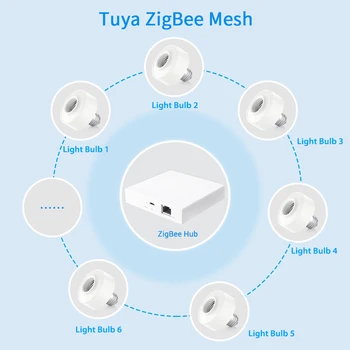 Tuya Akıllı Yaşam ZigBee 3.0 ışık soketi Lamba Tutucu LED Ampul için E27 E26 Google Ev Alexa Ses Kontrolü Zamanlayıcı DIY Otomasyonu