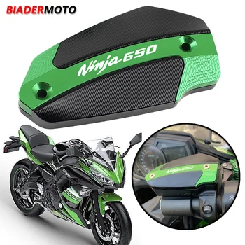 Motosiklet CNC Ön ve Arka fren hidroliği Deposu Kapağı Koruma Aksesuarları Kawasaki NİNJA650 Ninja 650 2017-2020 2021 2022