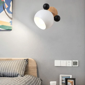 Iskandinav Modern led duvar lambası Renkli Karikatür Duvar Lambaları Oturma Odası Yatak Odası Odası Dekor Ev Başucu Duvar aydınlatma armatürleri