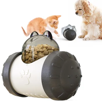 Tumbler Besleyici Sızıntı Topu Pet Gıda Topları Köpek Besleyiciler Topu Tasarım İnteraktif Rulo Besleyici Küçük Büyük Köpekler için Pet Oyuncaklar
