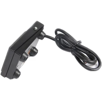 1 Adet Siyah TFS-1 Metal kaymaz Anlık Elektrik Ayak pedal anahtarı 250V AC 10A Su Geçirmez SPDT Açık Kapalı 1NO1NC