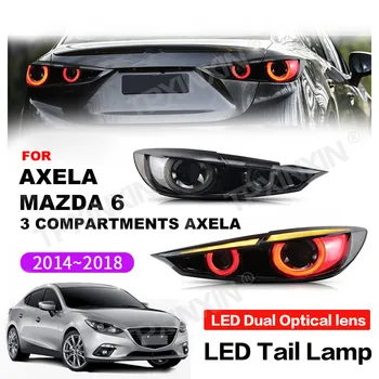 Mazda AXELA 3 2014-2018 için LED Arka Lambası Far Fren lamba donanımı Araba Aksesuarları Ortam Lambası Araba Modifikasyonu Arka ışık