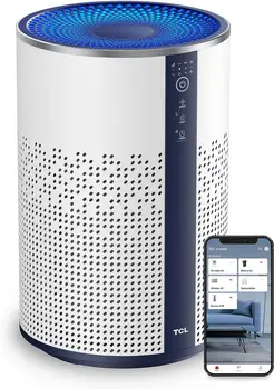 Temizleyici Ev Odası Yatak Odası, Akıllı WiFi Alexa Kontrolü, Gerçek H13 HEPA Hava Filtresi Kaldırmak 99.97 % Duman Koku Pet Dander Toz Anketi