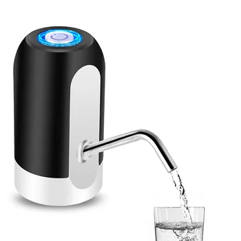 1~8 ADET Elektrikli su sebili Pompası Otomatik Su Şişesi Pompası USB Şarj Su Pompası Tek ClickSwitch İçecek Pompası