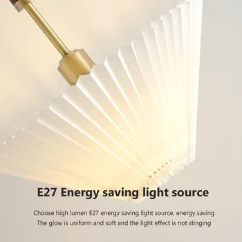 Iskandinav Pilili Masa Lambası LED Retro Ceviz Demir E27 Dekoratif Masa yatak odası lambaları Oturma Odası Kanepe Çalışma Ev Aydınlatmaları