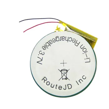 1 ADET ROTA JD PD3032 3.7 V 200mAh Şarj Edilebilir li-ion Düğme Pil Garmin PD 3032 GPS Öncüsü 610 Akıllı Spor İzle