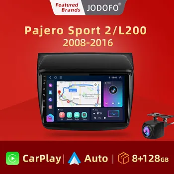 Android Otomatik Mitsubishi PAJERO Sport 2 İçin L200 Triton 2008-2016 Araba Radyo Stereo Multimedya Video Oynatıcı Monitör Navigasyon GPS