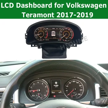 2023lates Araba Dijital LCD Metre Enstrüman Volkswagen Teramont 2017-2019 İçin Akıllı Hız Ölçerler Pano Küme Sanal Kokpit