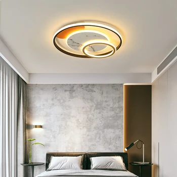 LED Avize Dairesel Kare Tavan Lambası Yatak Odası Modern Oturma Odası Yemek Odası Mutfak Lambası sanat dekoru Aydınlatma Armatürü