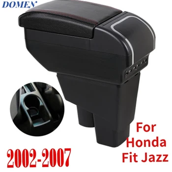 Kol dayanağı Dönebilen Honda Fit Jazz 2002-2007 Hatchback Merkezi Merkezi Konsol saklama kutusu Kol Dayama 2003 2004 2005 2006 2007