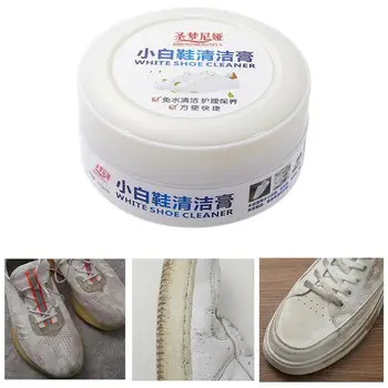 Beyaz Ayakkabı Temizleme Kiti Taşınabilir Temizleyici Hafif Malzemeler Temizleme Kremi Sünger İle Uygun Spor Ayakkabı Bakım Araçları
