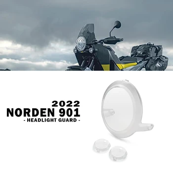 Norden 901 Aksesuarları Husqvarna Norden901 2022 2023 Motosiklet Yeni Far Koruma Yardımcı Lamba Kapağı Koruma PC