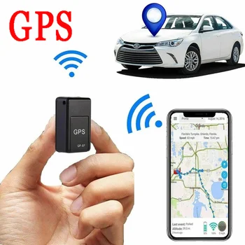 Mini GF-07 GPS araç takip cihazı Gerçek Zamanlı İzleme Anti-Hırsızlık Anti-kayıp Bulucu Güçlü Manyetik Dağı SIM Mesaj Pozisyoner
