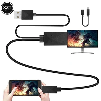 Mikro USB MHL HDMI Uyumlu Kablo 5-pin ve 11-pin 1080P HD TV Kablosu Adaptörü için Huawei Xiaomi Samsung Galaxy S3 S4 S5