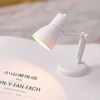 Yaratıcı Mini masa lambası klip kitap ışık LED sıcak ışık göz koruması seyahat taşınabilir masa küçük lamba