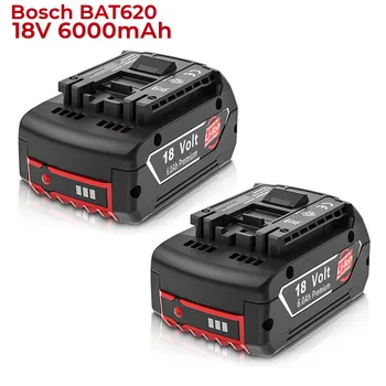 18V 6000mAh lityum iyon batarya için Bosch 18V BAT620 BAT622 BAT609 BAT618 BAT618G BAT619 BAT619G SKC181-202L Akü Aracı