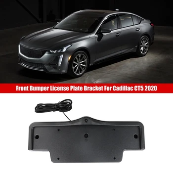 Araba Ön Tampon Plaka Desteği Montaj Çerçevesi Ön Görüş Kamerası Cadillac CT5 2020