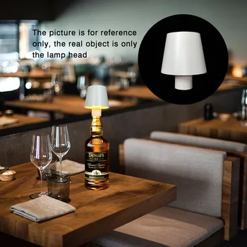 Led lamba çubuğu Restoran Masa Lambası Dokunmatik Gölge şarap şişesi Dekorasyon Oplaadbar Masaüstü Modern Yaratıcı Şarj Taşınabilir