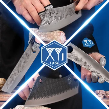 Profesyonel Mutfak Bıçakları Seti Dövme El Yapımı Dilimleme Fileto şef bıçağı Seti Rulo Çanta Makas Bileme Çubuğu Hediye Seti