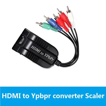 HD YPbPr ölçekleyici Dönüştürücü, HDMİ ölçekleyici Video Ypbpr Adaptörü HD Bileşen ölçekleyici Dönüştürücü mikro kablo ile