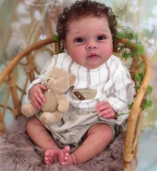 FBBD 20 inç Boyasız Yeniden Doğmuş Bebek Kiti Miley Bitmemiş Bebek parçaları Vücut ve Gözler Yumuşak Dokunuşlu Taze Renk