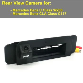 Araba Dikiz Kamera Mercedes Benz C Sınıfı için W205 CLA Sınıfı C117 2014 2015 Ters Park geri görüş kamerası Gövde Kolu Kamera