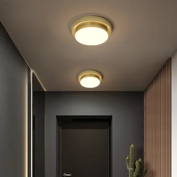 Yeni altın yaratıcı Modern tavan ışıkları oturma odası yatak odası koridor koridor balkon kare yuvarlak üçgen yeni lambalar aydınlatma