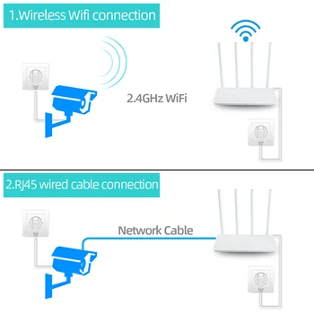 5MP Wifi Dome IP Kamera iCSee Kablosuz / Kablolu Kamera Ses Kayıt E-posta Uyarısı Xmeye Bulut Vandal geçirmez Su Geçirmez Açık Kamera