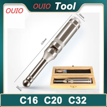 OUIO C16 C20 C32 Fotoelektrik kenar Merkezi Bulucu Temas Noktası Sensörü CNC makinesi Hassas LED Ses Optik Kenar Bulucu Dokunmatik