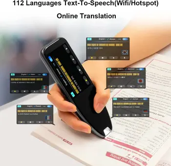 2022 Tarama Kalem ve Kulaklık Sözlük Çeviri Kalem Tarayıcı Metin Tarama Okuma 112 Dil Dokunmatik Ekran Çevrimdışı Fonksiyonu