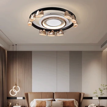 Modern LED avize oturma odası yemek odası yatak odası avize aydınlatma armatürleri.