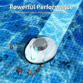 Robot Havuz Temizleyici Kablosuz LED Göstergesi ile robotlu süpürge Otomatik Temizleme Makinesi Yüzme Havuzu için
