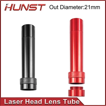 HUNST Co2 Lens Tüpü Dış Çapı 21mm Lens Çapı için.20mm F50.8/63.5 mm Lazer Kesim ve Oyma Makinesi için.