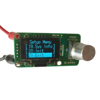 T12 Elektronik havya İstasyonu STM32 OLED sıcaklık kontrol cihazı DIY Kiti