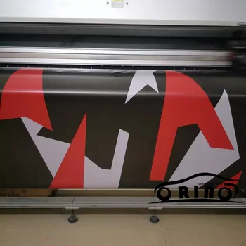 Büyük Siyah Kırmızı Vinil Film Kamuflaj Araba Sarma Folyo DIY Styling ile Hava Yayın Araç Araba Sarma Sticker Çıkartma Levha