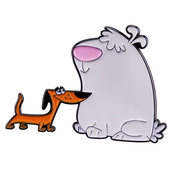 Anime 2 İki Aptal Köpekler Cosplay çizgi film kostümü Metal Rozet Pin Alaşım Broş Sahne Hediye