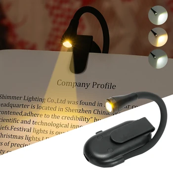 2023 Yeni Mini LED Göz Koruması Kitap Gece Lambası ayarlanabilir kopça-On çalışma masası Lambası Şarj Edilebilir Seyahat Yatak Odası Okuma