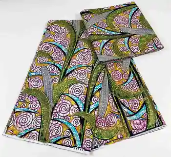 100 % Orijinal Hollandalı Süper Batik Pamuklu Kumaş 6 Yards Gerçek Balmumu Büyük Süper Afrika Balmumu Ankara Baskılı Kumaş Elbise İçin