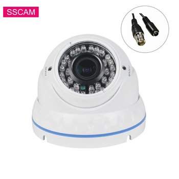 Dome 5MP AHD CCTV Kamera Kapalı 4xZoom Manuel Değişken Odaklı Lens Ev Güvenlik Yüksek Çözünürlüklü 4 in 1 Analog Kamera Kapalı OSD