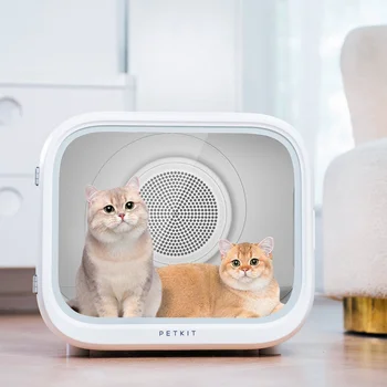 Akıllı Pet Kurutma Kutusu Otomatik Kedi Saç Kurutma Makinesi APP Kontrolü ile Pet Bakım Odası Güzellik Kurutma Makinesi Kabin Kediler Köpek Bakım Evcil Hayvan Malzemeleri