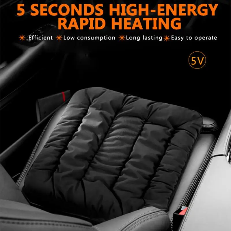 Sipariş Usb ısıtmalı yastık araba koltuğu koruyucu yastık aksesuar ev için  bel ağrısı rahatlatmak malzemeleri araba aksesuarları dayanıklı